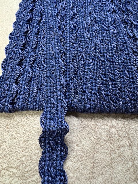 Upholstery Decoratove Braid Trim - Cobalt Blue - Soft Options upholstery trim