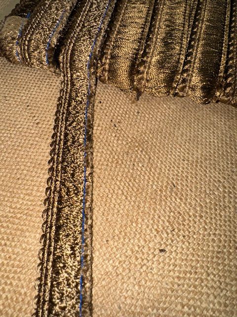 Upholstery Brush Fringe/ Ruche Trim - Tawny Owl