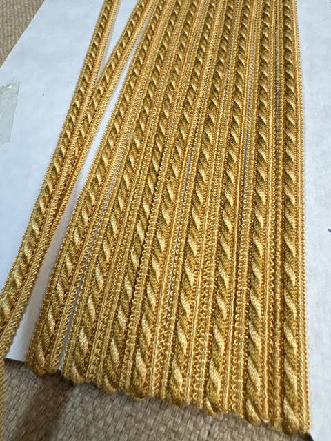 Upholstery Decorative Braid Trim - Old Gold
