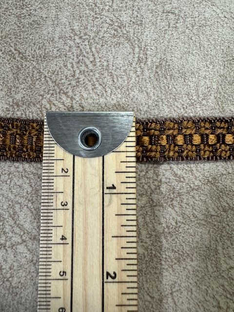 Upholstery Flat Braid Trim - Brown Mix
