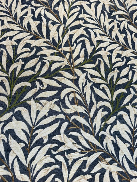 Chatham Glyn William Morris Willow Bough Indigo Chenille Upholstery Fabric