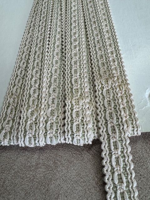 Upholstery Flat Braid Trim - Mint/Cream Mix - Soft Options upholstery trim