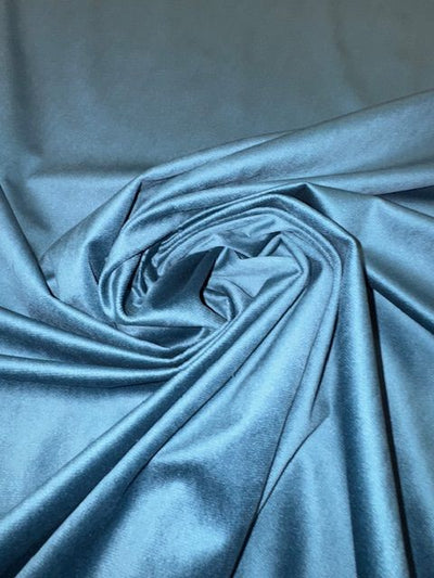 Rosemount Monaco Teal Luxury Soft feel Velvet Upholstery Fabric - Soft Options upholstery trim