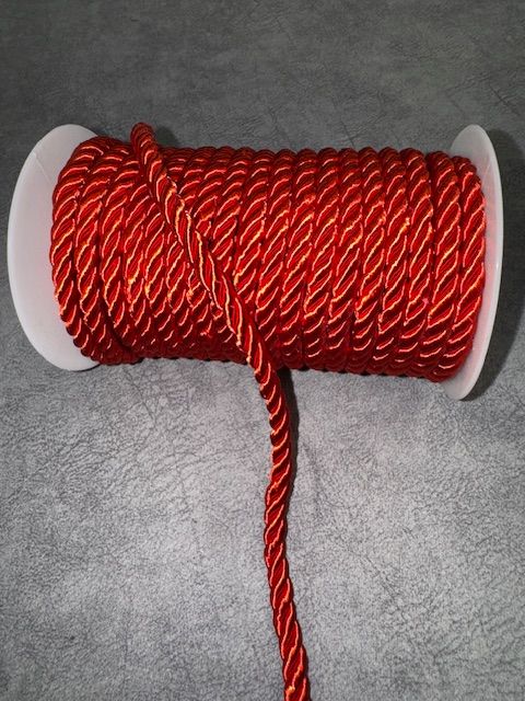 Upholstery Decorative Finishing Cord - Brilliant Red - Soft Options upholstery trim
