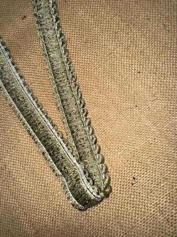 Polsterbürstenfransen/Rüschenborte – Khaki