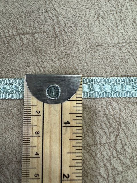 Upholstery Flat Braid Trim - Ice Blue
