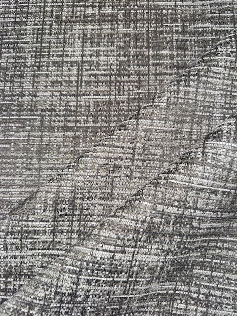 Charcoal Trellis Flatweave Upholstery Fabric - Soft Options upholstery trim