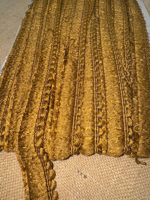 Upholstery Brush Fringe/ Ruche Trim - Egyptian Bronze