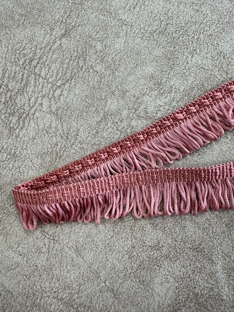 Upholstery Looped Tassel Fringe - Mauve Pink