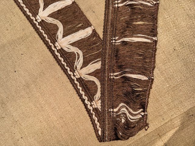 Upholstery Swing Fringe with Decorative Braided Top - Chocolate Latte