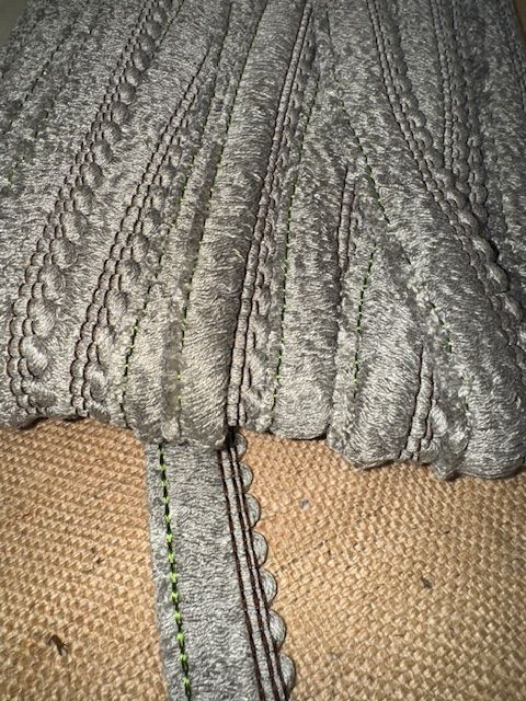 Upholstery Brush Fringe/ Ruche Trim - Steel Grey