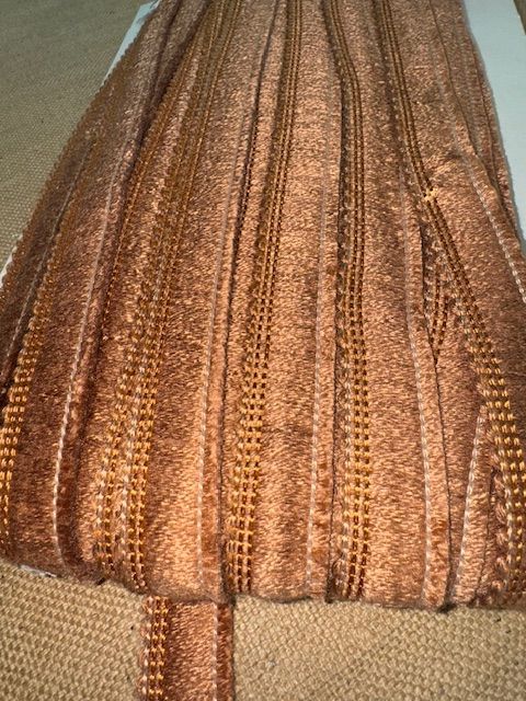 Upholstery Brush Fringe/ Ruche Trim - Coral Reef - Soft Options upholstery trim