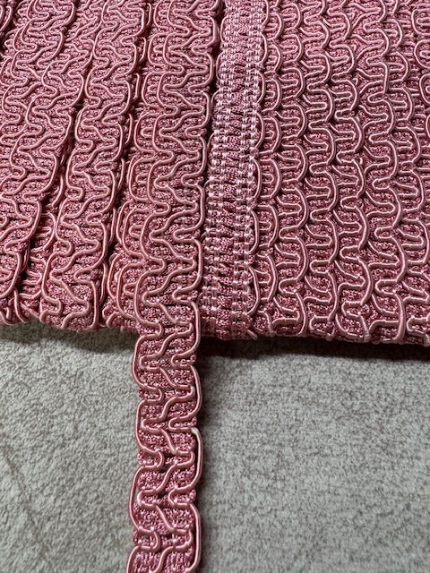 Upholstery Decoratove Braid Trim - Cotton Pink - Soft Options upholstery trim