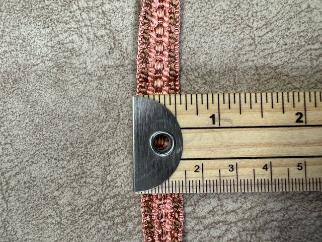 Upholstery Flat Braid Trim - Old Pink