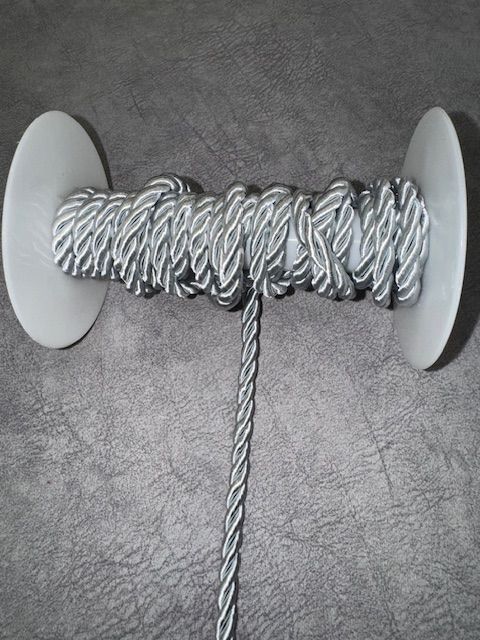 Upholstery Decorative Finishing Cord - Silver Pale Blue
