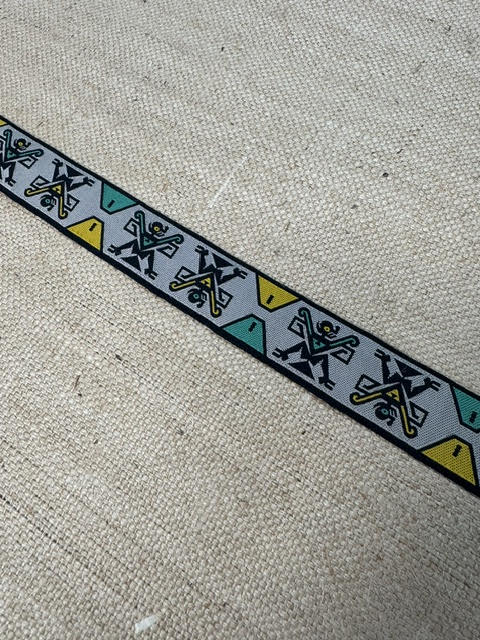 Upholstery Tape/Ribbon Trim - Multicoloured Tribal Design