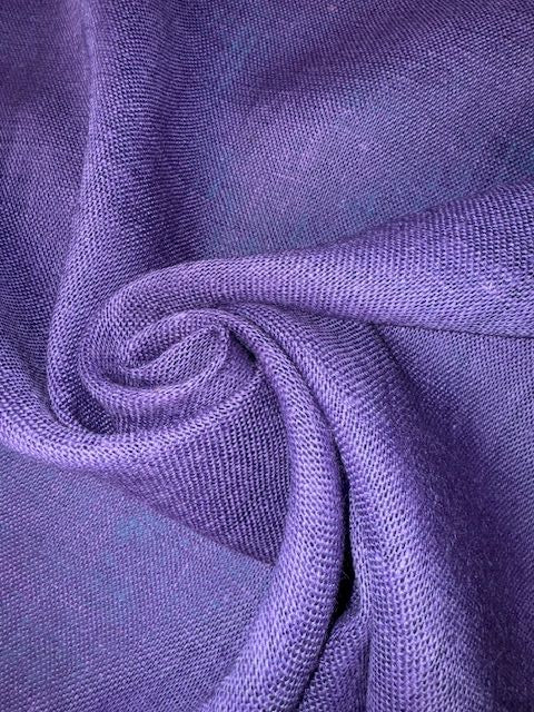 Violet Hessian Decorative Fabric - Fire Retardant - Soft Options upholstery trim