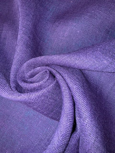 Violet Hessian Decorative Fabric - Fire Retardant - Soft Options upholstery trim