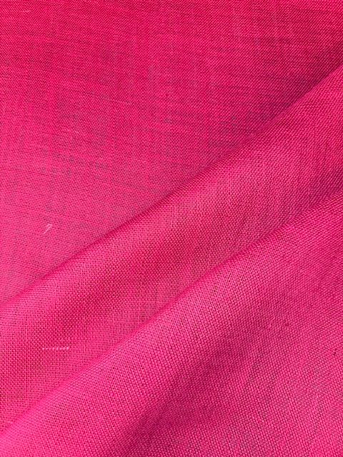 Pink Hessian Decorative Fabric - Fire Retardant