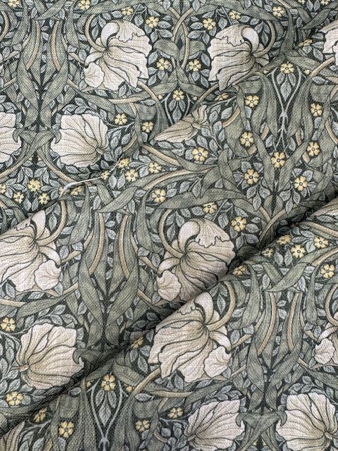 Chatham Glyn William Morris Pimpernel Sage Chenille Upholstery Fabric