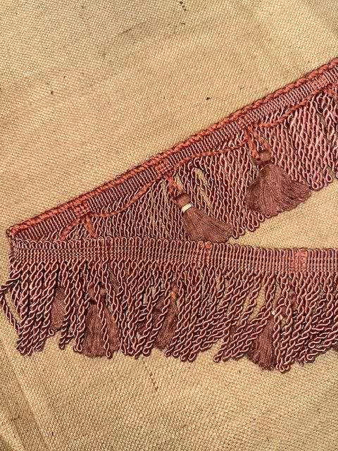 Upholstery Spectrum Bullion Tassel Fringe - Flamingo