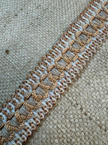 Upholstery Haberdashery Wide Decorative Braid - Caramel Mix