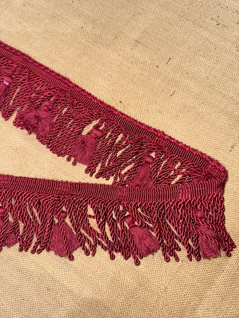 Upholstery Spectrum Bullion Tassel Fringe - Cherry Red