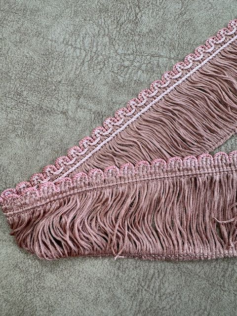 Upholstery Swing Fringe - Soft Pink