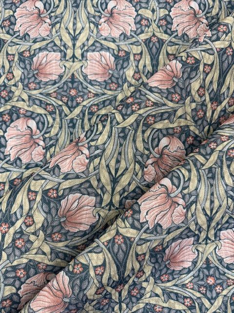 Chatham Glyn William Morris Pimpernel Rust Chenille Upholstery Fabric