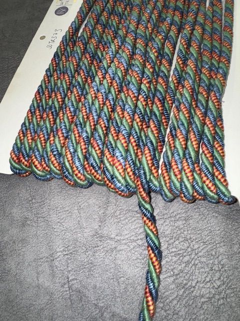 Upholstery Decorative Finishing Cord - Elementary Print Mix - Soft Options upholstery trim