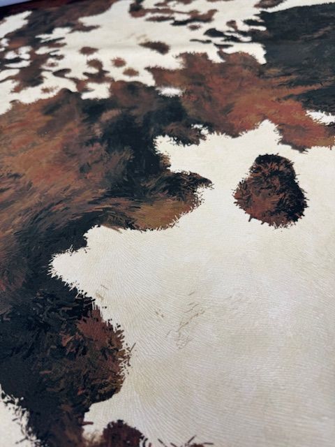 The Art Of Loom Animal Prints Collection Cowhide Velvet Upholstery Fabric