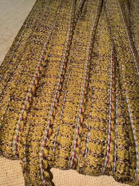 Upholstery Brush Fringe/ Ruche Trim - Walnut Shell
