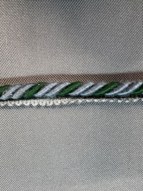 Upholstery Flanged Cord - Blue Green Mix - Soft Options upholstery trim