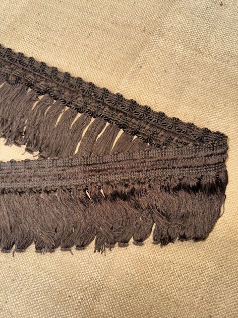 Upholstery Swing Fringe with Decorative Braided Top - Bournville