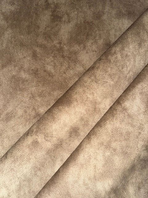 Mocassino Mink Dapple Soft Feel Faux Suede Upholstery Fabric