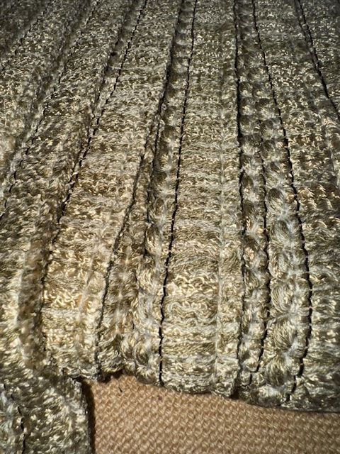 Upholstery Brush Fringe/ Ruche Trim - Sandy Gold