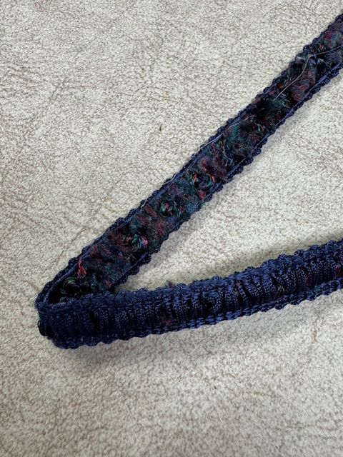 Upholstery Luxury Tufted Boucle Braid Trim - Starry Night