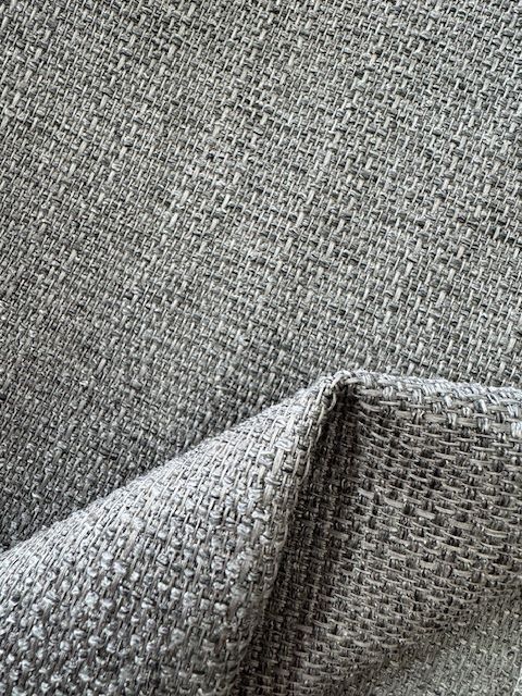 Heather Grey Heavy Weave Upholstery Fabric