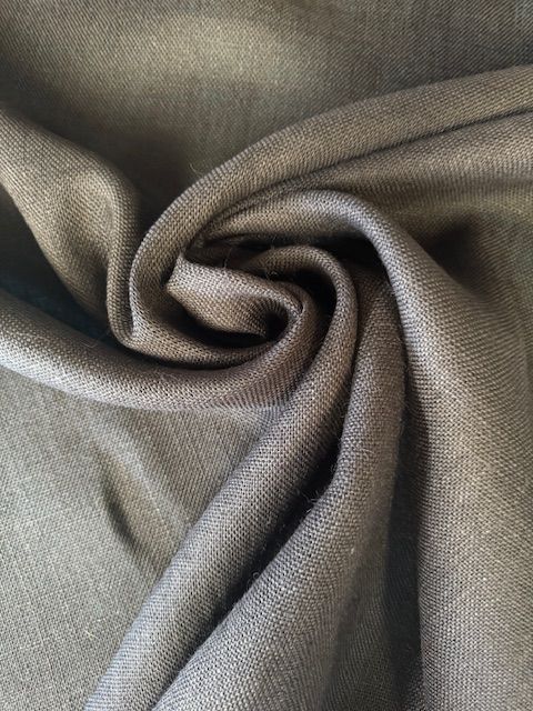 Black Hessian Decorative Fabric - Fire Retardant