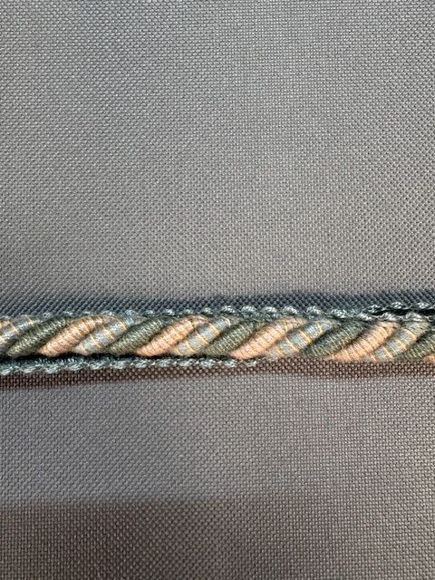 Upholstery Flanged Cord - Duck-egg Mix - Soft Options upholstery trim