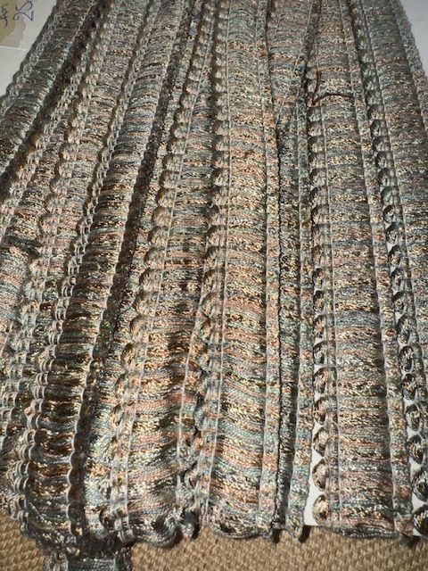 Upholstery Brush Fringe/ Ruche Trim - Peppermint Mix