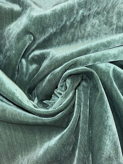 Ross Fabrics Mixed Velvet Crush Slub Hunter Green Upholstery Fabric - Soft Options upholstery trim
