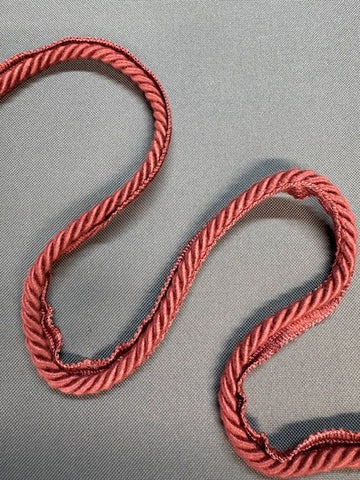 Upholstery Flanged Cord - Deep Salmon