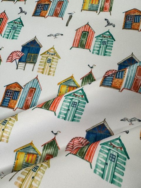 Chatham Glyn William Morris Beach Huts Outdoor Fabric