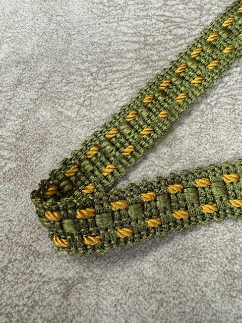Upholstery Decorative Flat Braid Trim - Lime Pickle