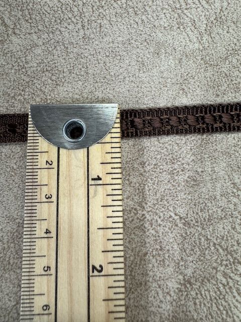 Upholstery Flat Braid Trim - Dark Brown