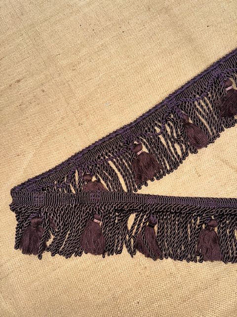 Upholstery Spectrum Bullion Tassel Fringe - Deep Plum