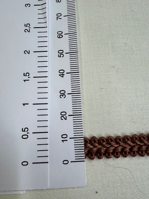 Upholstery Braid/Gimp Trim - Rust Brown