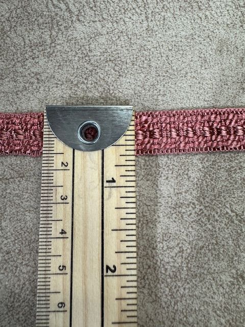 Upholstery Flat Braid Trim - Coral