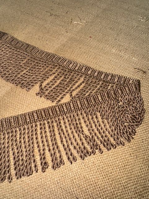Upholstery Spectrum Roman Fringe - Braided top Rope - Fudge